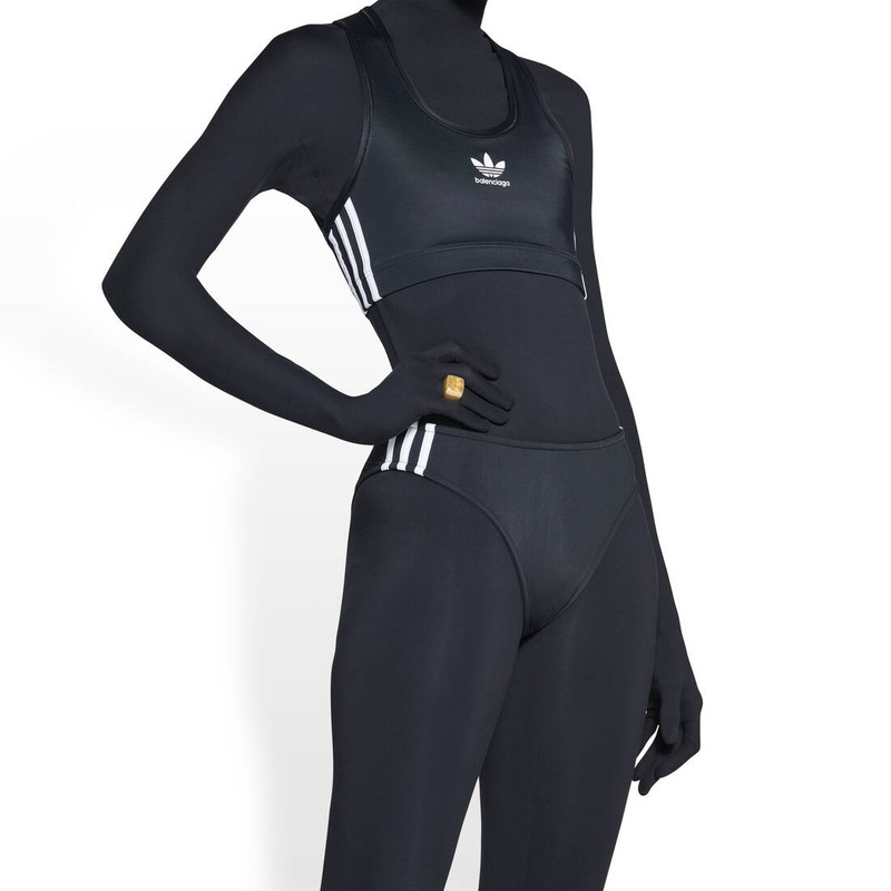 Balenciaga / Adidas Trefoil Signet Ring  in Gold 4