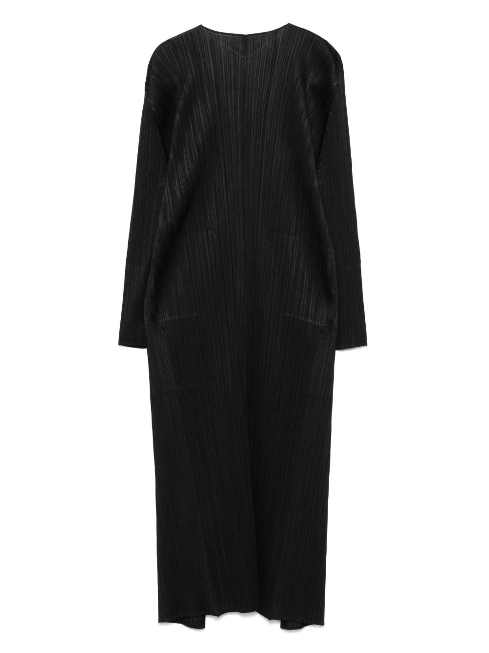 pleated coat - 2