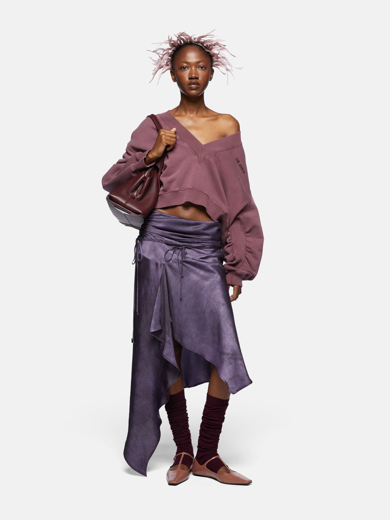 THE ATTICO MAUVE FADE SWEATSHIRT outlook