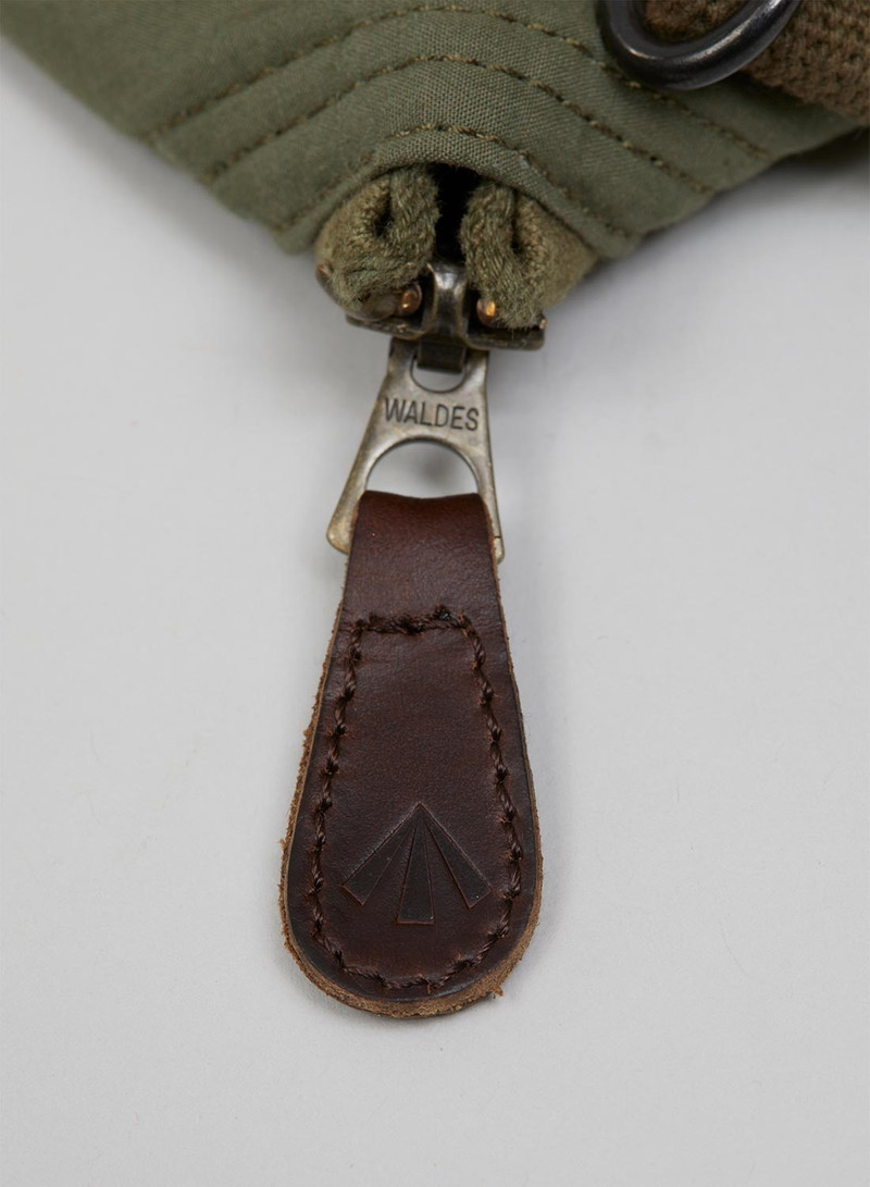 Helmet Bag Mix Cotton Nylon Weather Cloth in Green 6