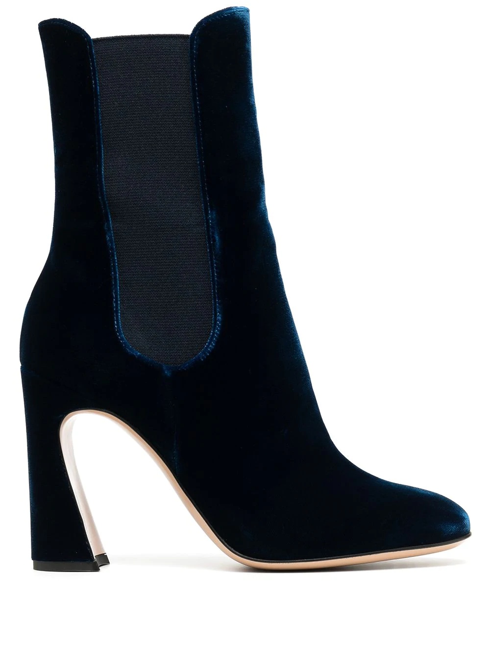 Aura velvet ankle boots - 1