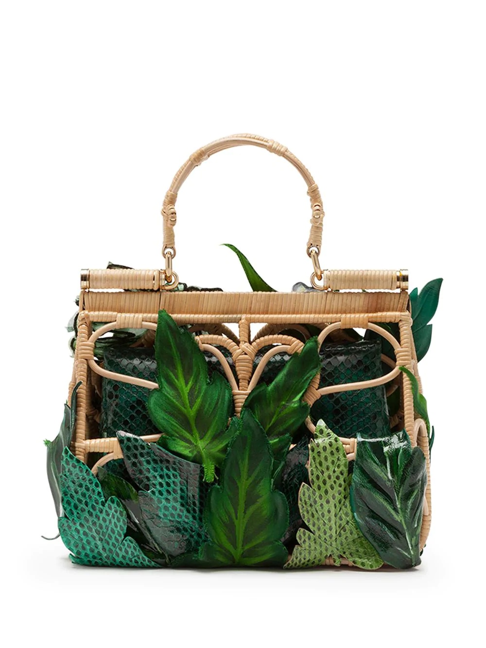 Sicily jungle appliquéd tote - 3