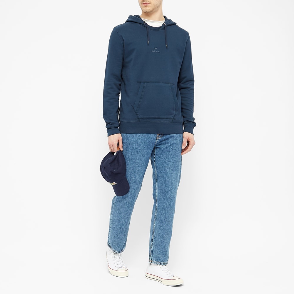 Paul Smith Garment Dyed Logo Hoody - 6