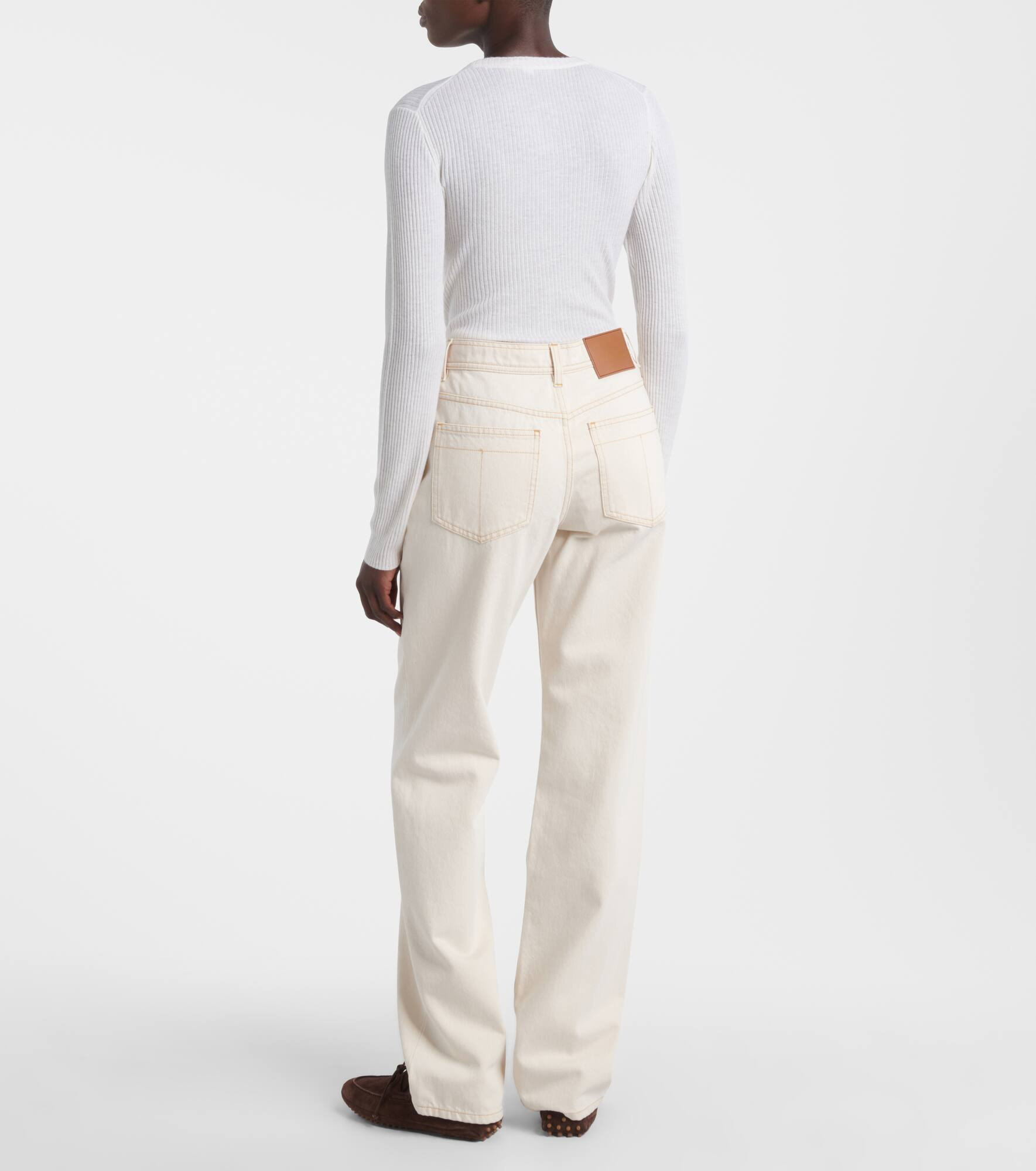 High-rise straight jeans - 3