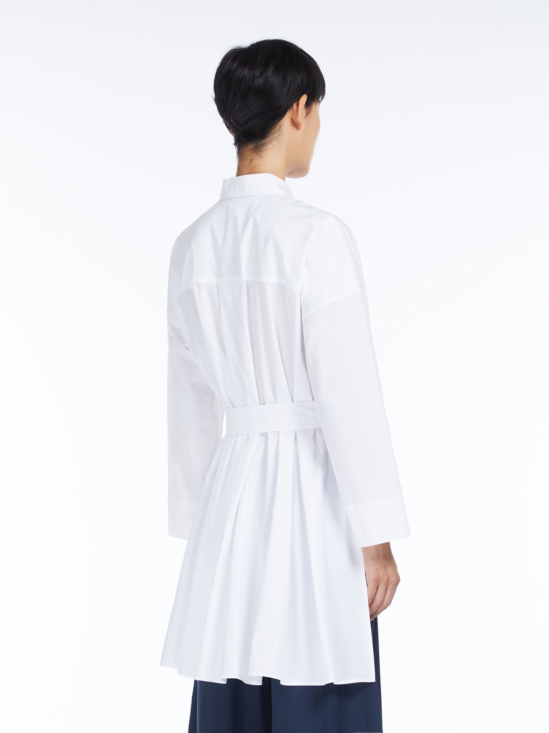 TEA Poplin shirt with belt - 4