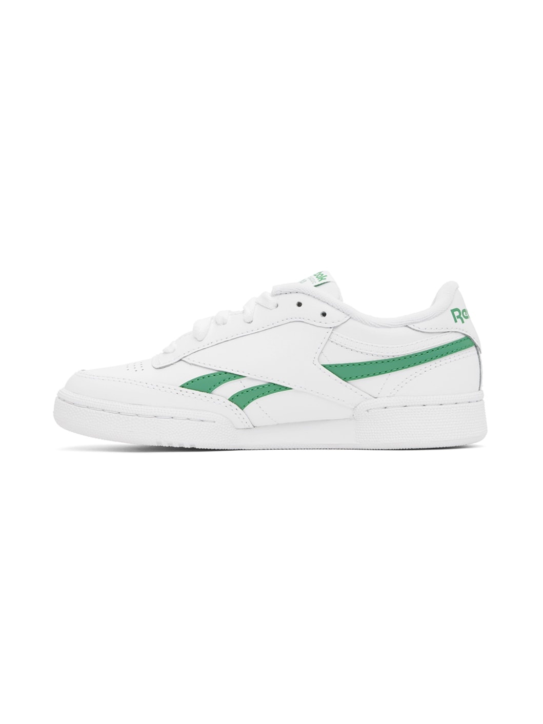 White & Green Club C Revenge Sneakers - 3