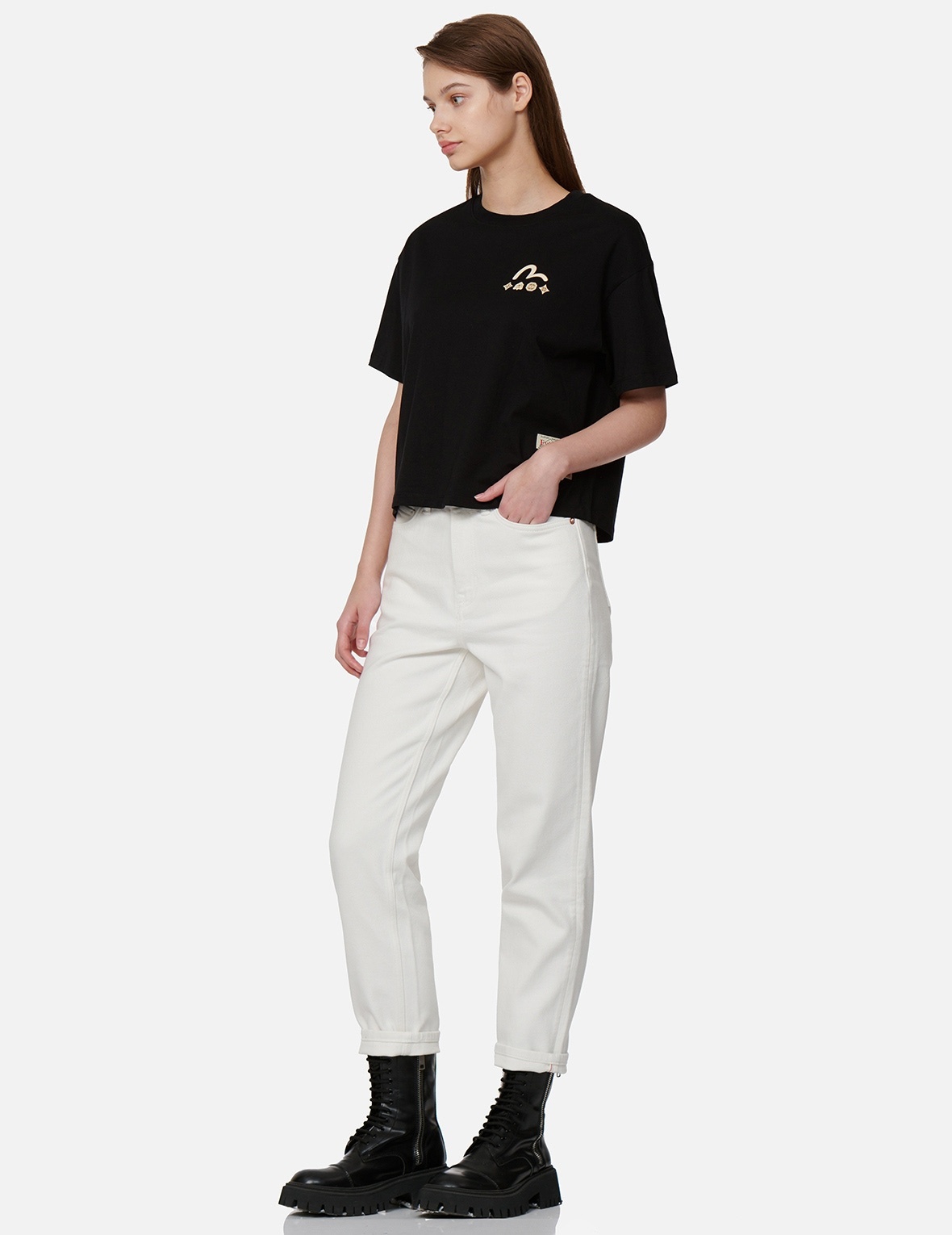 OUTLINE GODHEAD PRINT T-SHIRT - 4