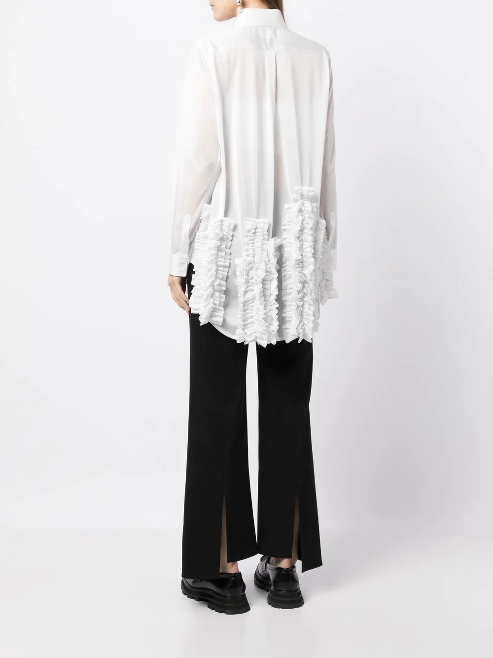 ruffle-appliquÃ© shirt - 4