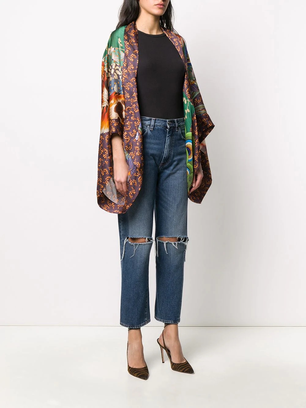 multi-print lightweight jacket - 3