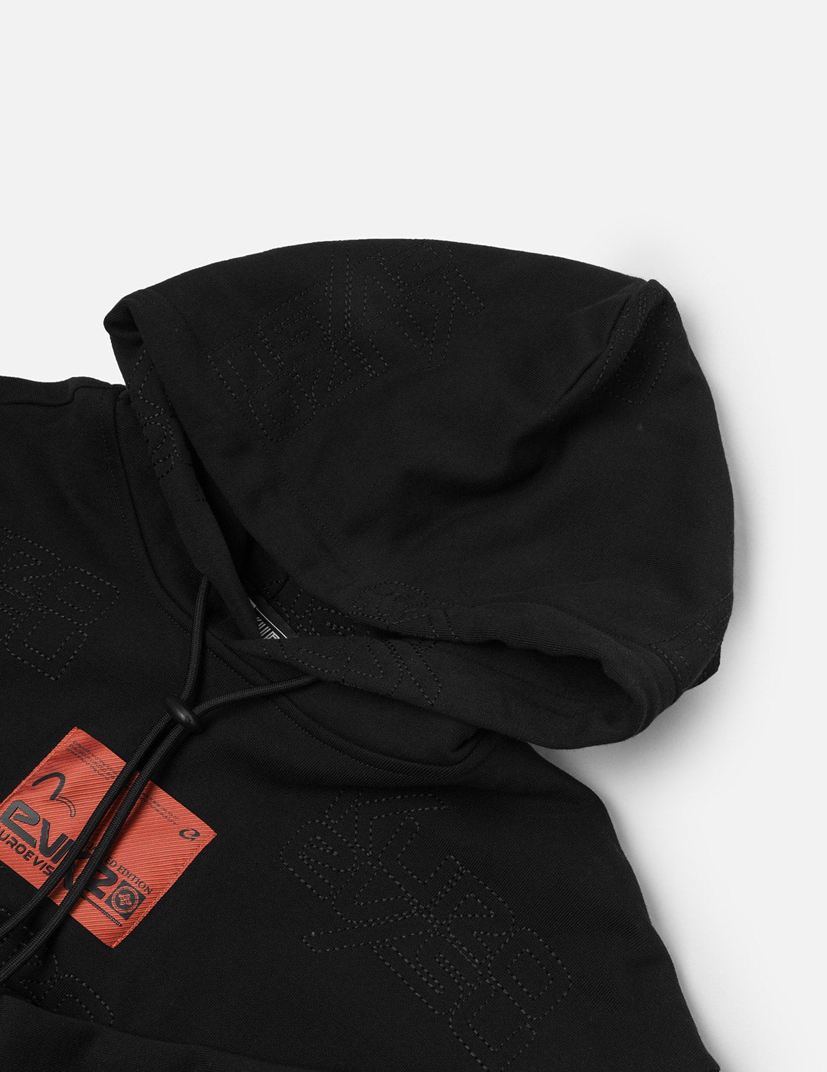 Allover Logo Regular Fit Quilting Hoodie - 6