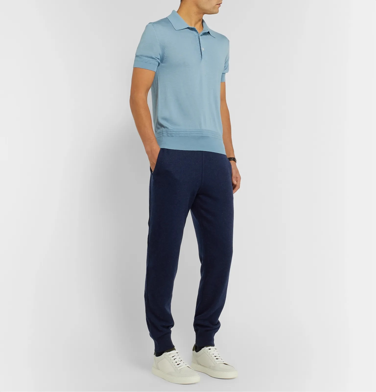 Slim-Fit Tapered Cashmere Sweatpants - 8