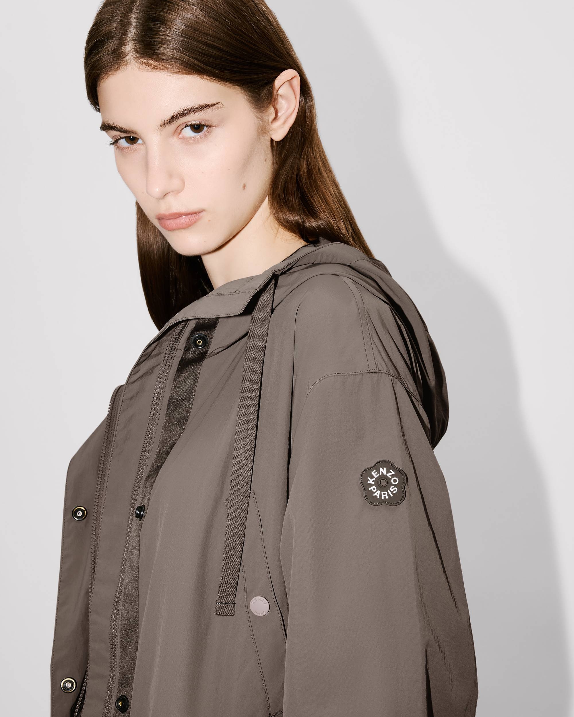 'Boke Flower 2.0' long windbreaker - 6