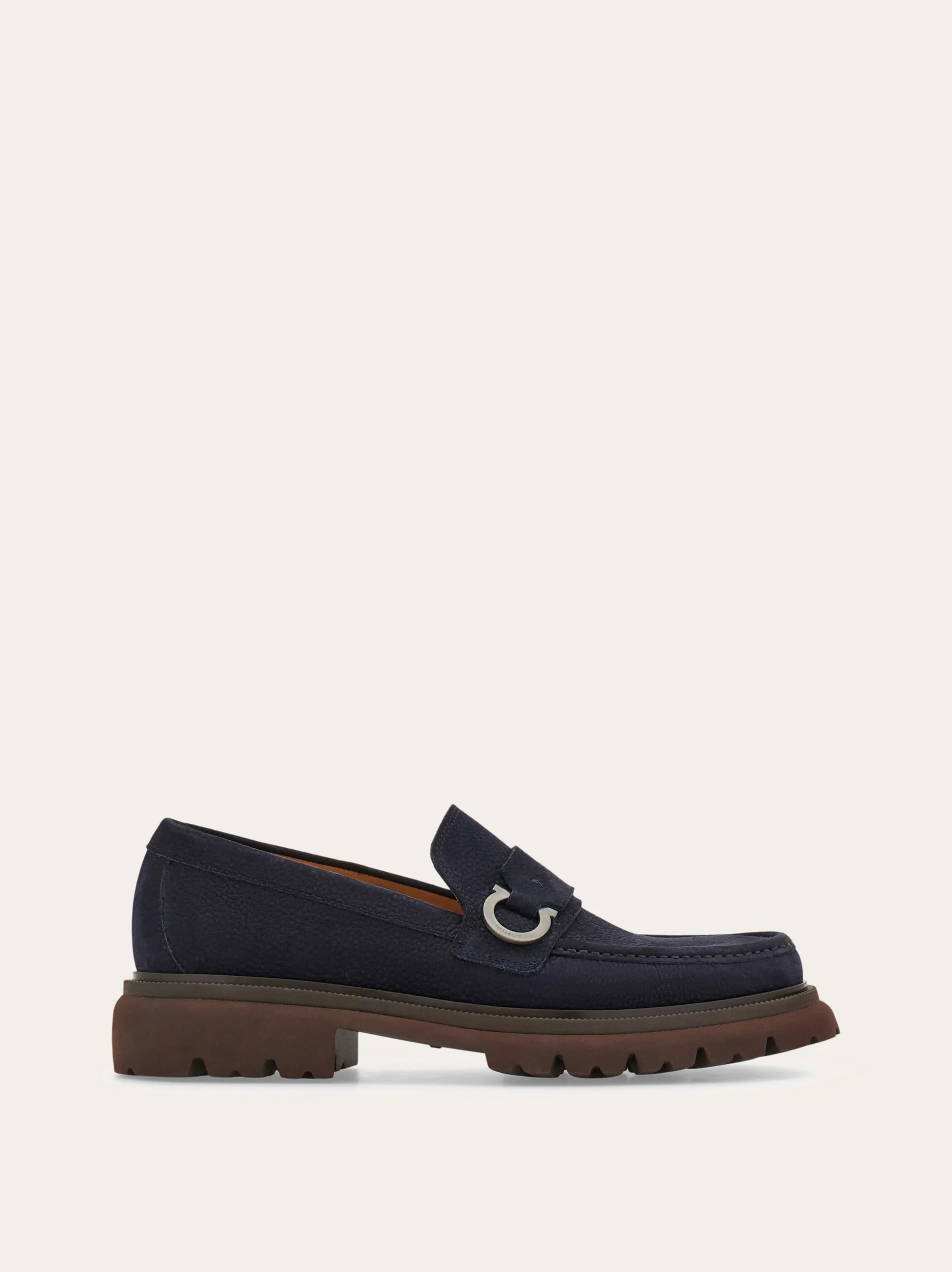Loafer with Gancini ornament - 1