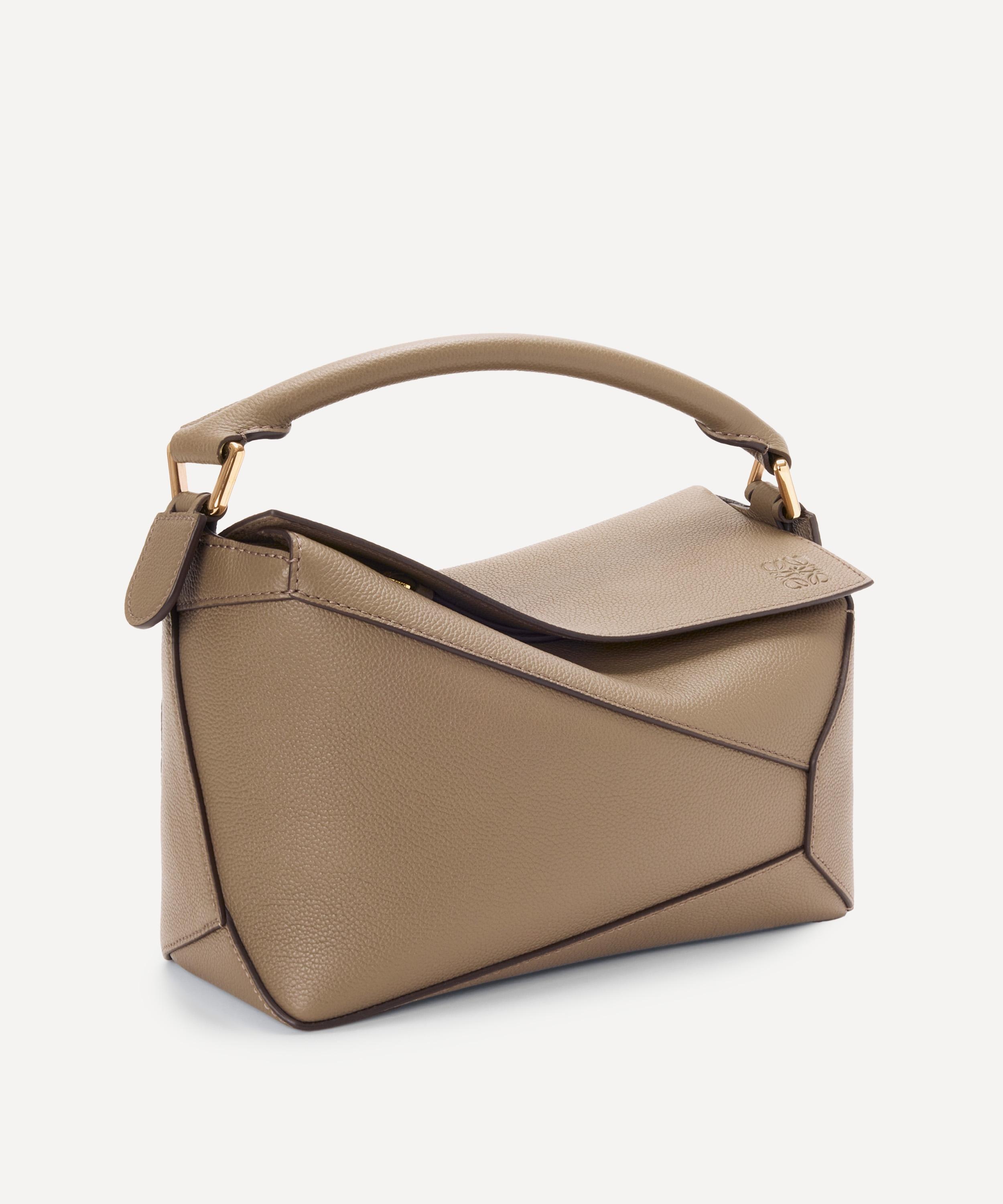 Small Puzzle Edge Top Handle Bag - 3