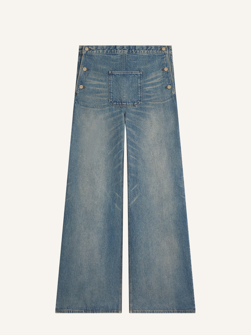 ONE POCKET DENIM BAGGY PANTS 1