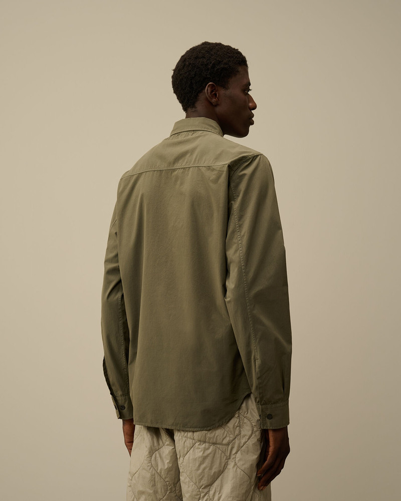 Emerized Popeline Buttoned Shirt 3