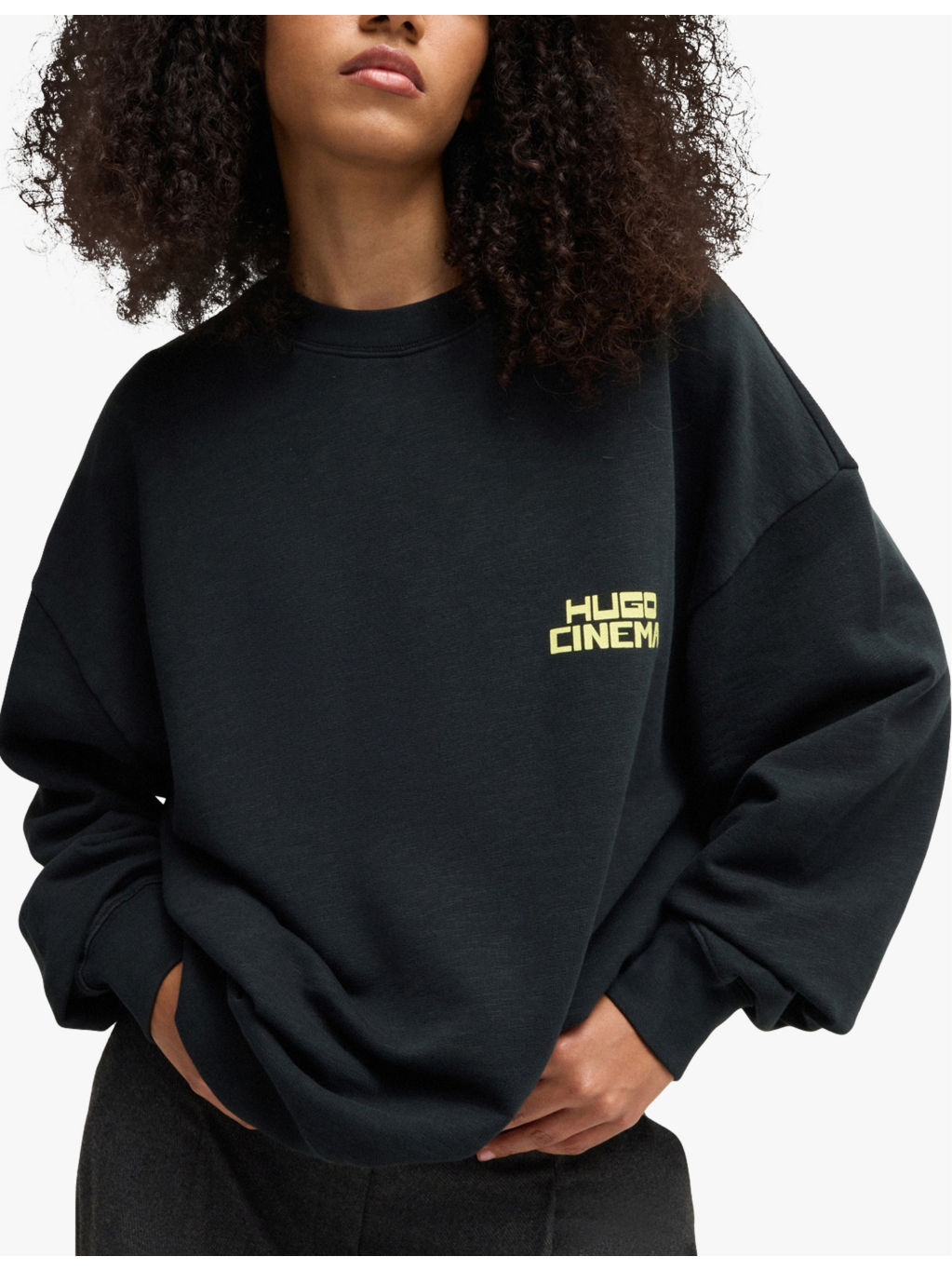 Branded-print relaxed-fit cotton-jersey sweatshirt - 4