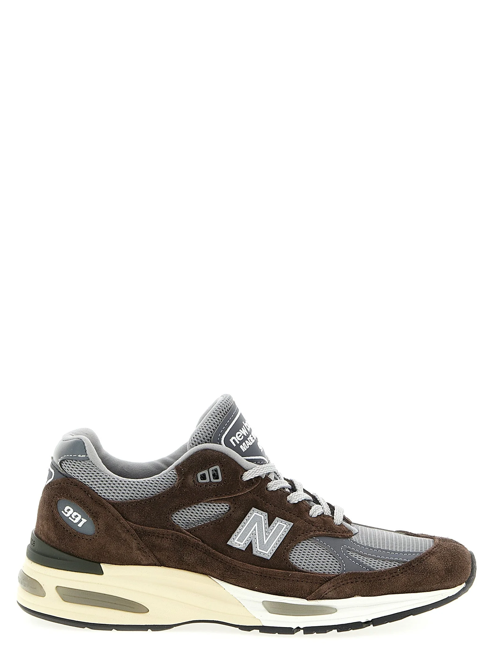 Made In Uk 991v2 Sneakers Brown - 1