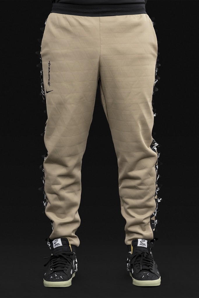 GGG-P1-247 Nike® Acronym® Track Pant Knit KHAKI/BLACK ] with GGG-J1-247 and BLA-001 - 2