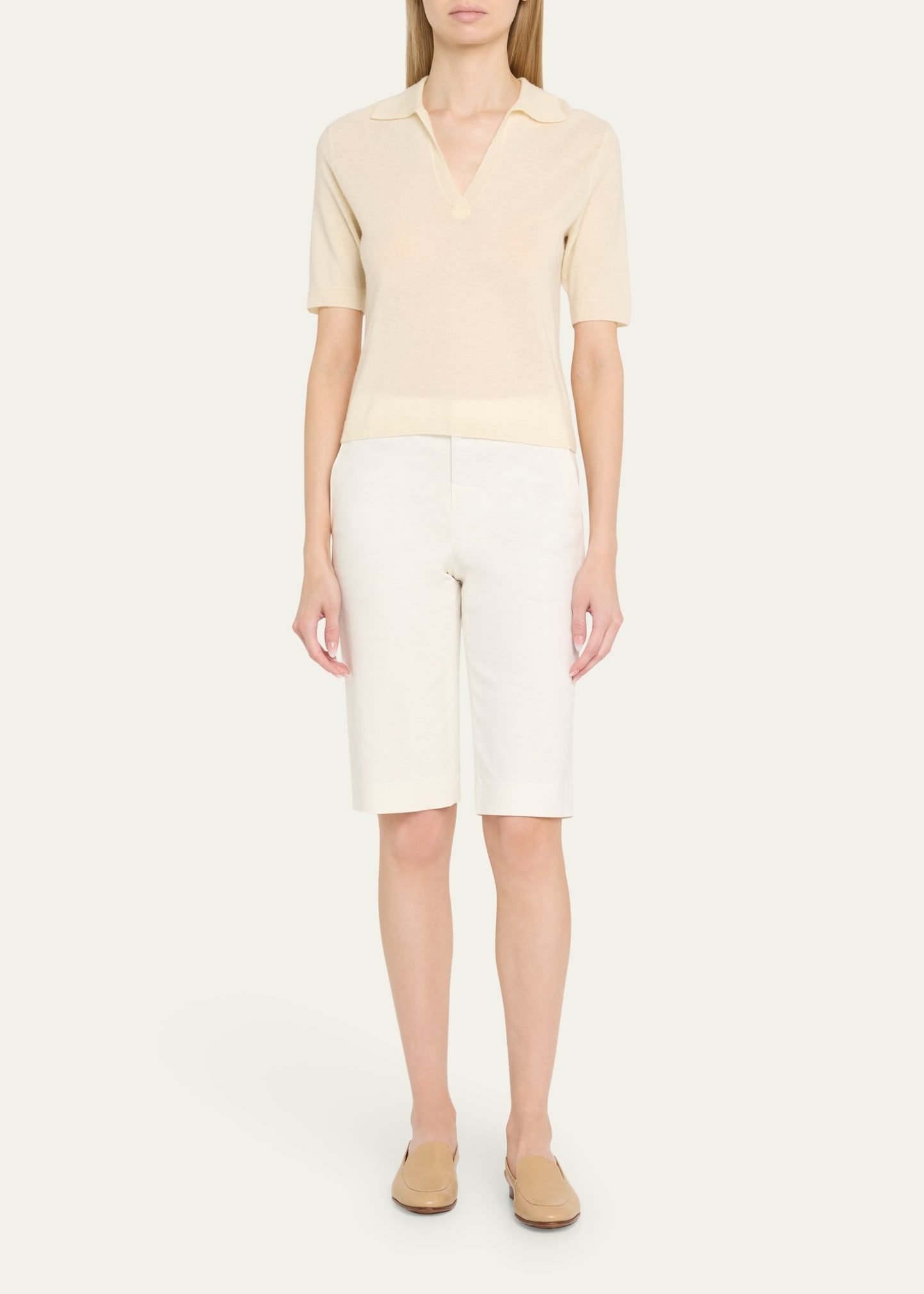 Mid-Rise Chino Shorts - 2