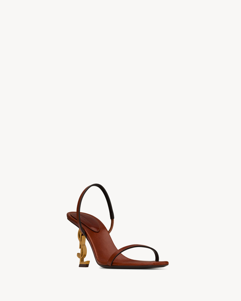 opyum slingback sandals in vegetable-tanned leather 3