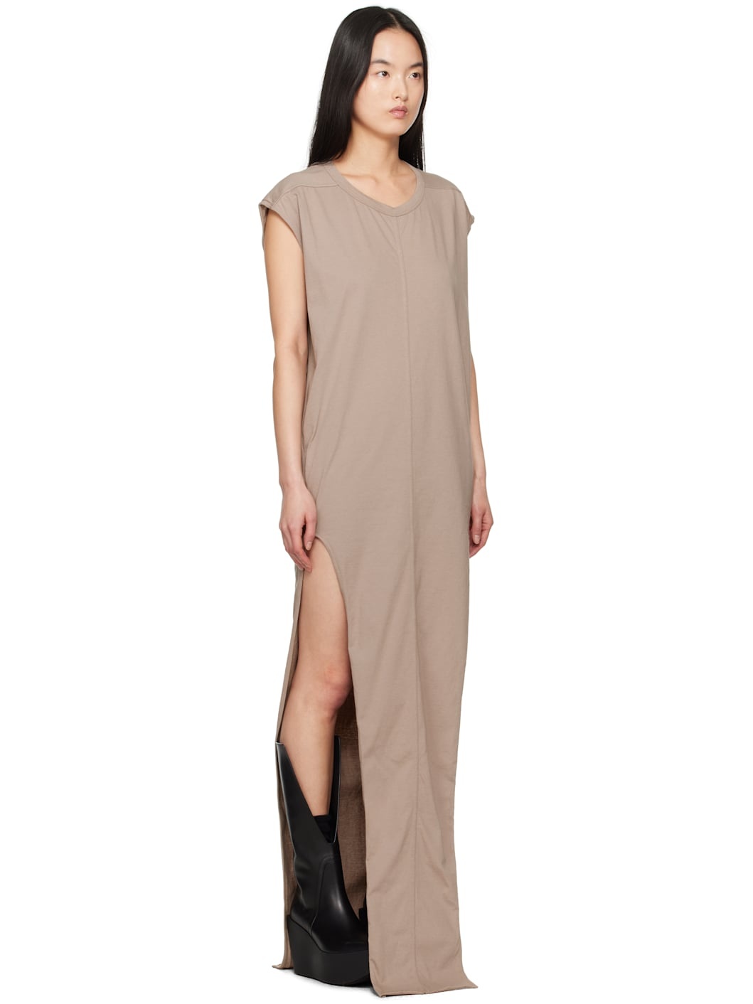 Taupe Hollywood Arrowhead Maxi Dress - 2