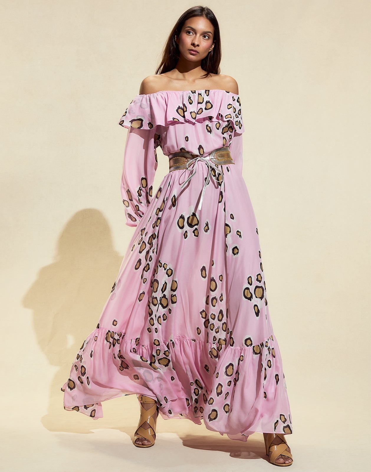Amalfi Silk Maxi Dress - 5