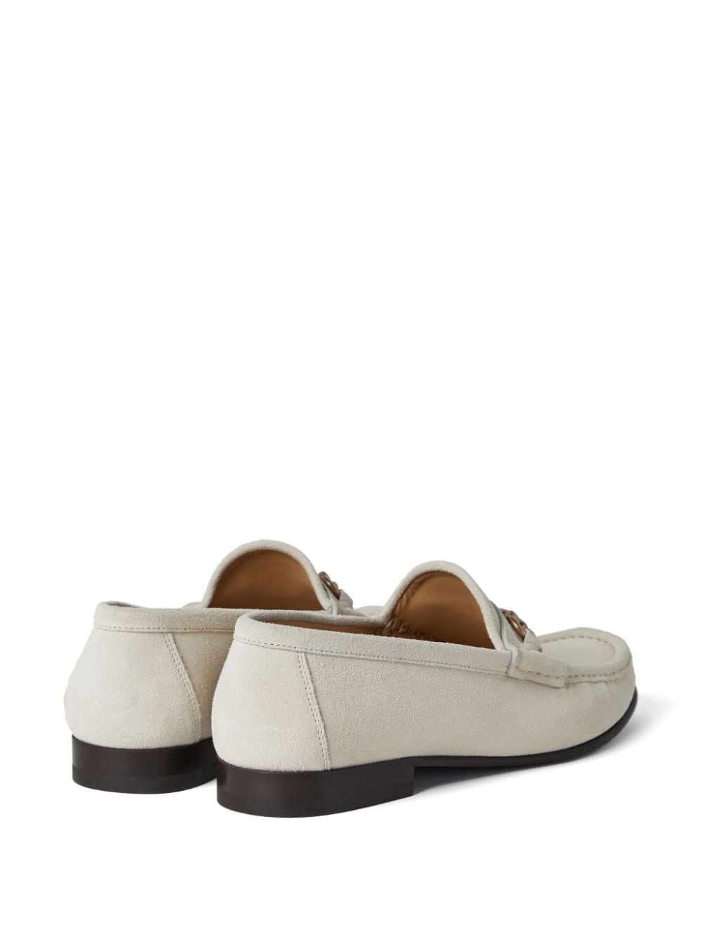 decorative-buckle leather shoes - 3