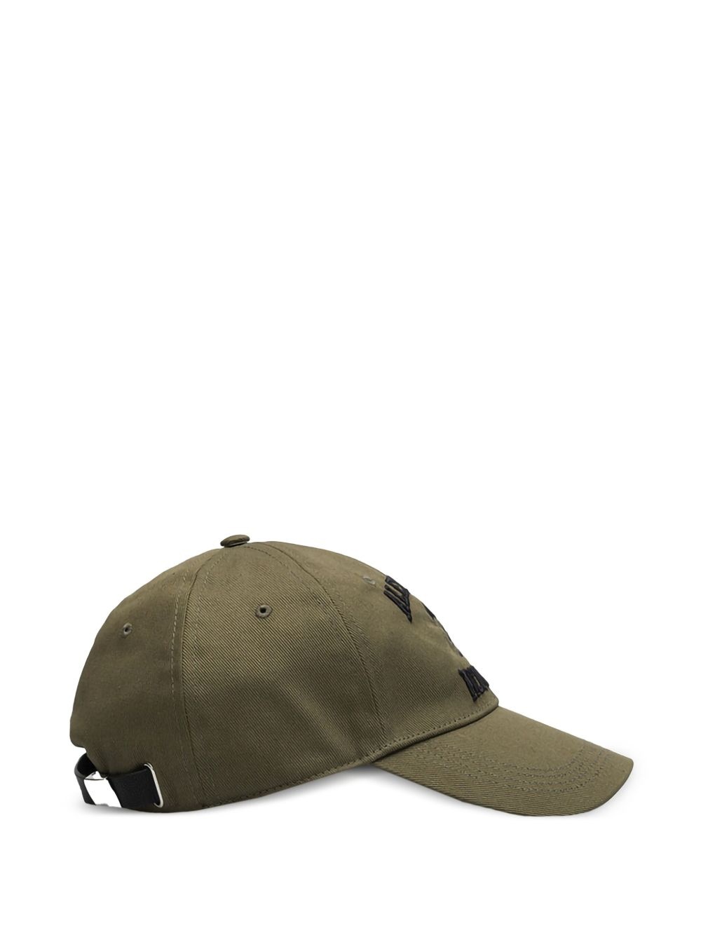 embroidered-skull baseball cap - 2