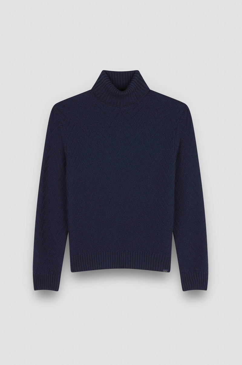 MERINO WOOL TURTLENECK SWEATER 1
