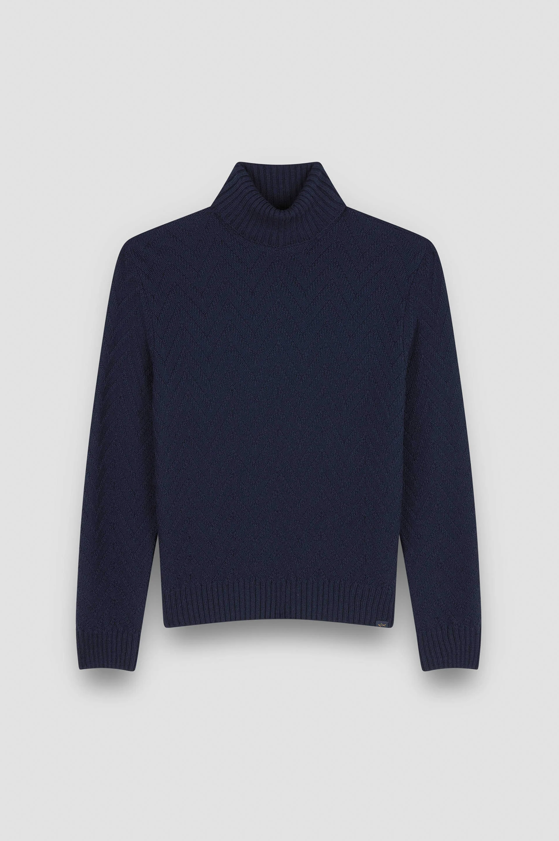 MERINO WOOL TURTLENECK SWEATER - 1