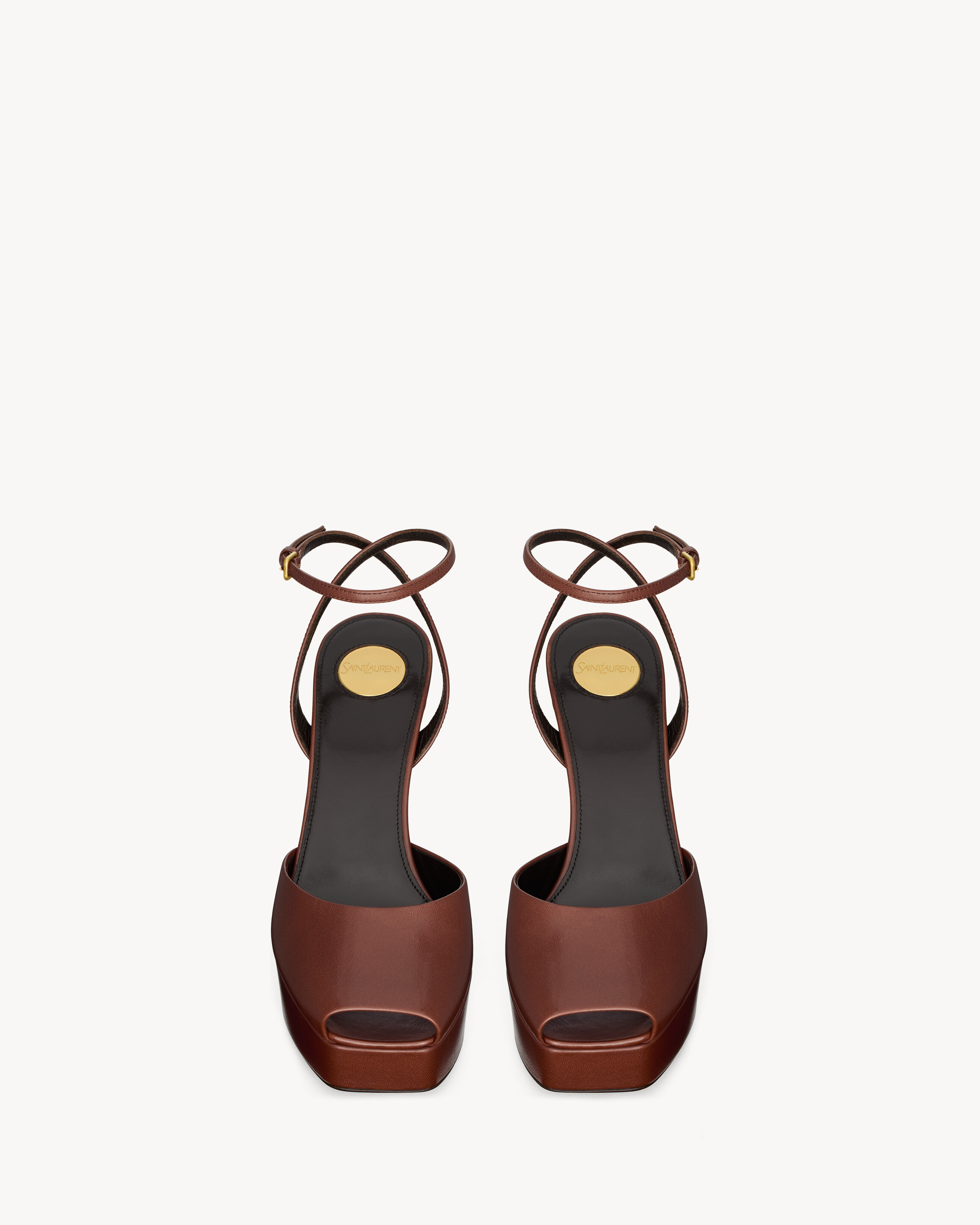 LA SCANDALE PLATFORM SANDALS IN SMOOTH LEATHER - 2