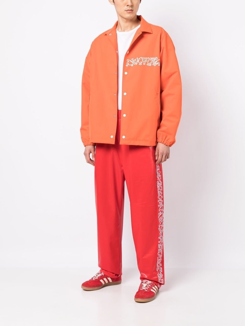 graphic-print track pants - 2