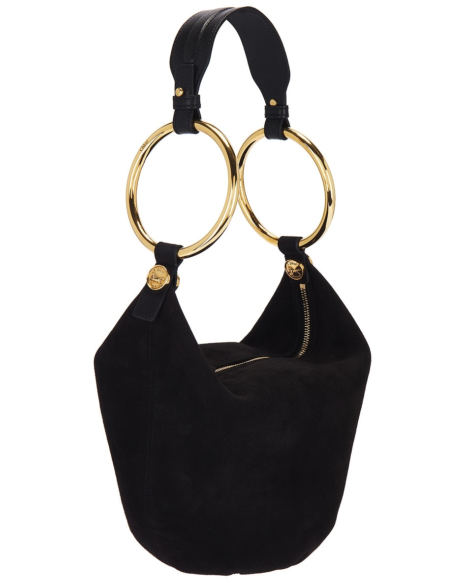 Bracelet Suede Shoulder Bag - 4