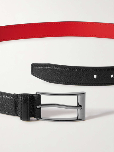 Christian Louboutin 3cm Full-Grain Leather Belt outlook