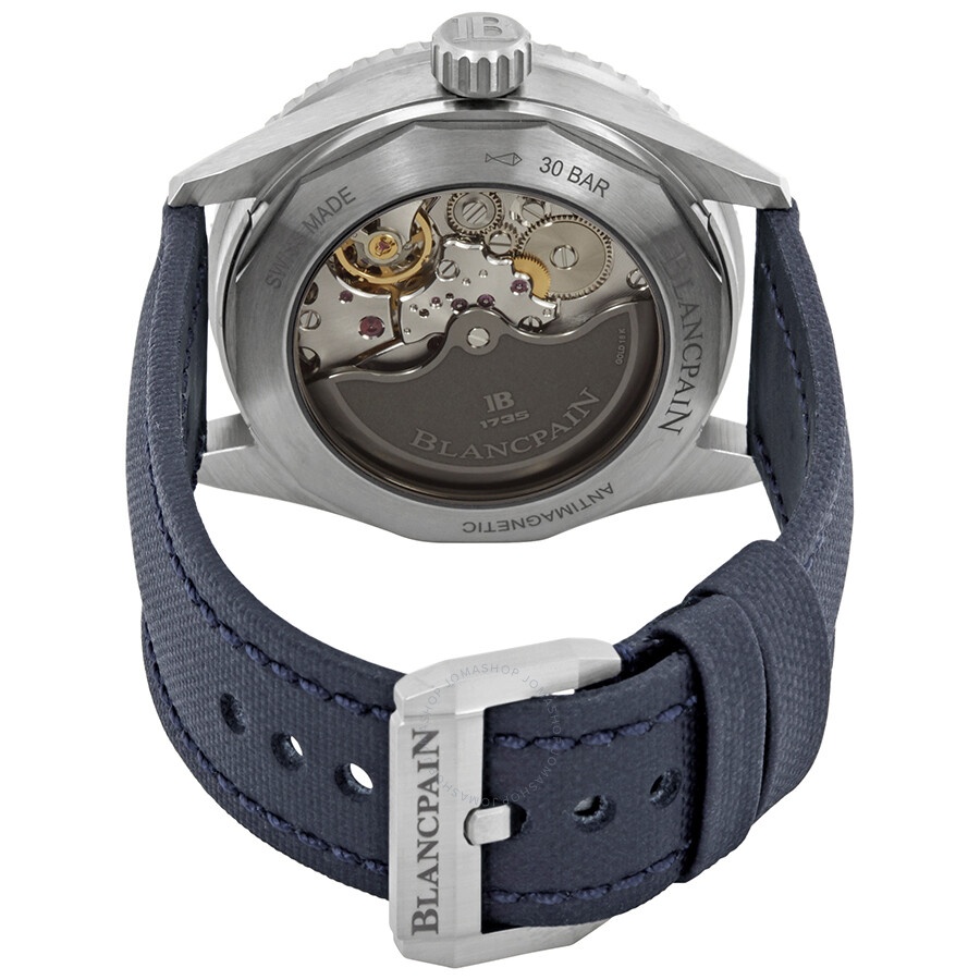 Blancpain Fifty Fathoms Bathyscaphe Automatic Blue Dial Men's Watch 5000-0240-O52A - 3