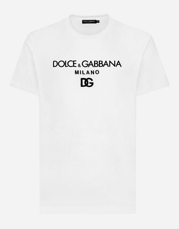 Cotton T-shirt with DG embroidery - 1