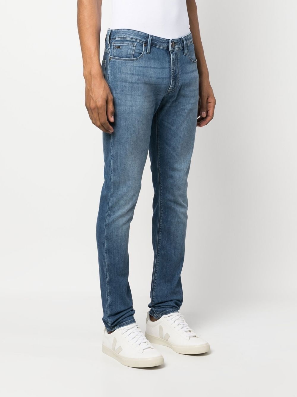 mid-rise slim-fit jeans - 3
