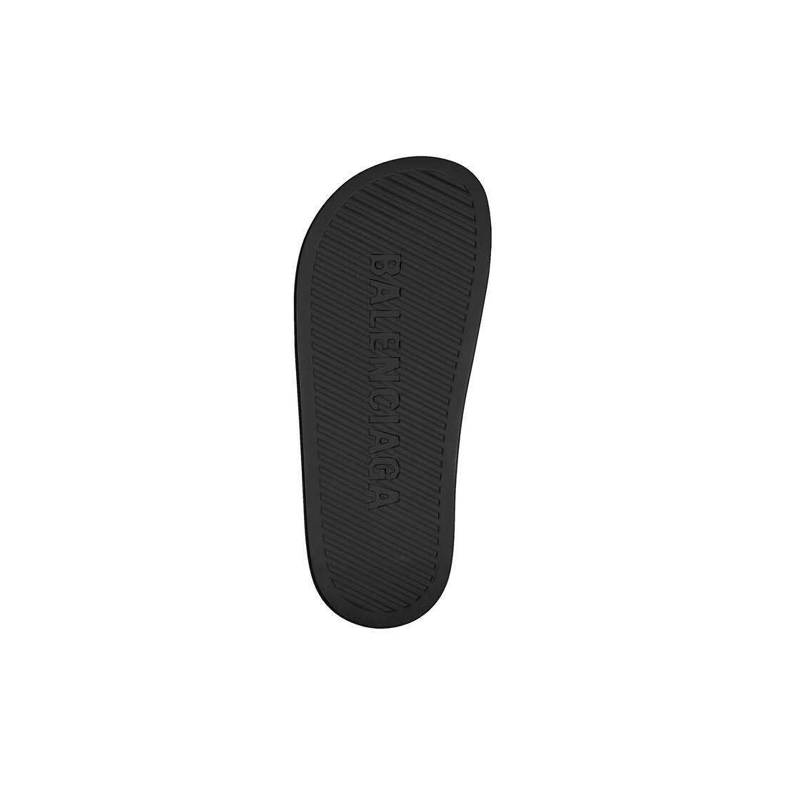 Women's Chunky Slide Sandal in Black - 6