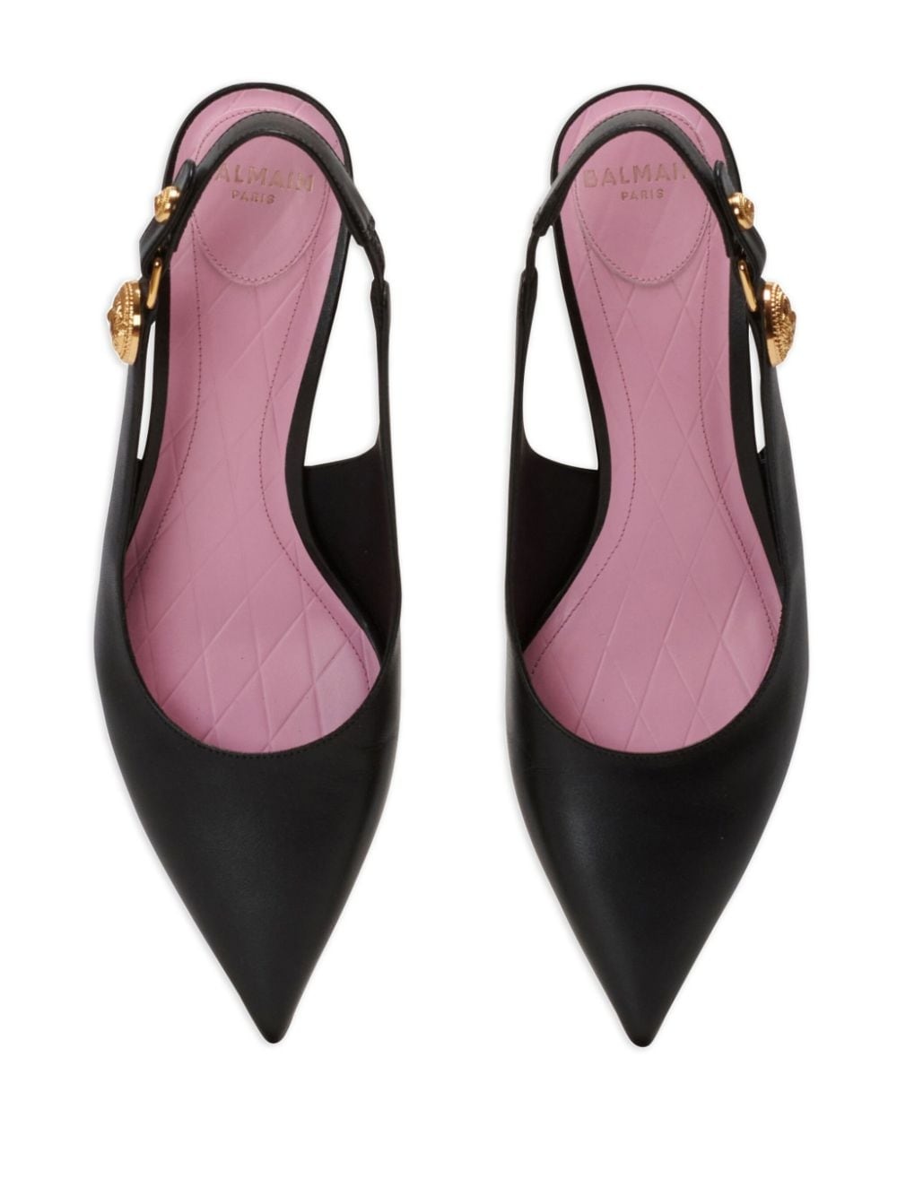 Eva 50mm leather slingback pumps - 4