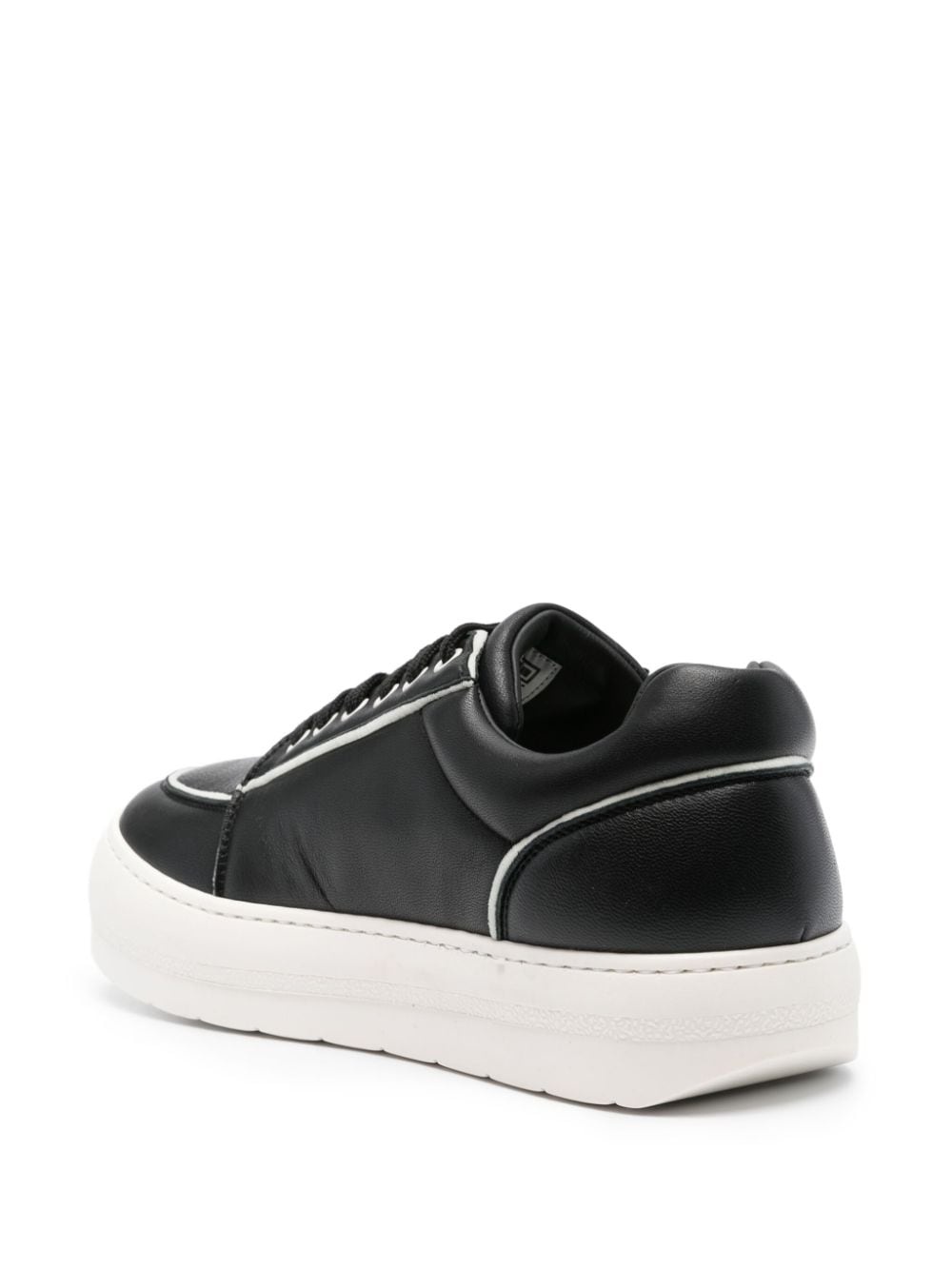 Dreamy leather flatform sneakers - 3