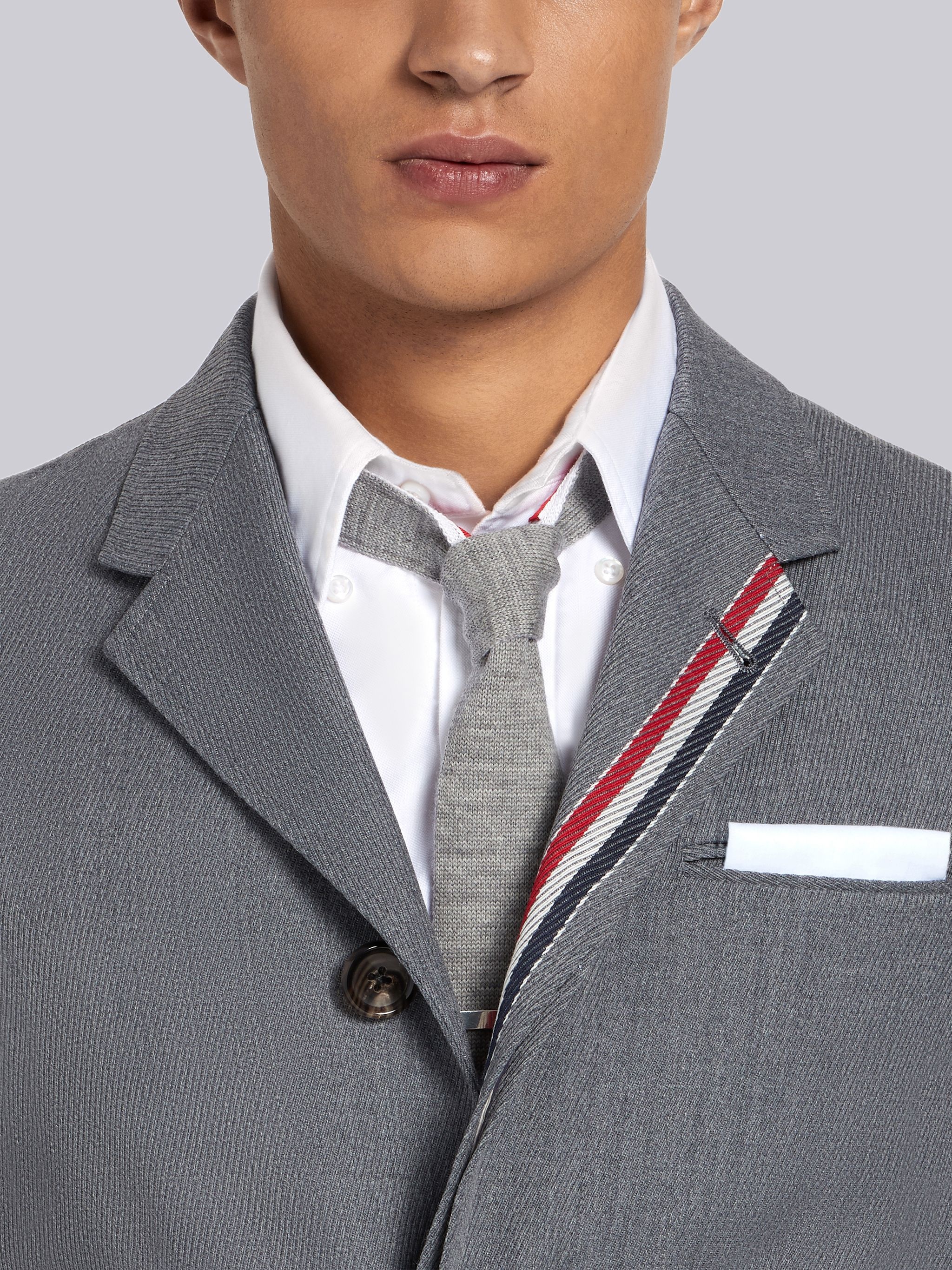 Rwb Stripe High Armhole Overcoat - 5