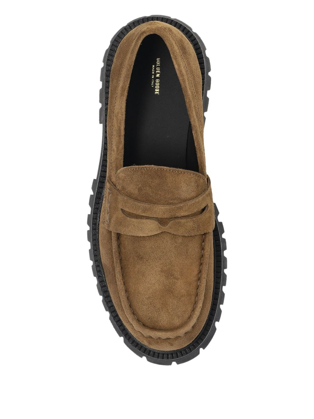 penny-strap platform loafers - 3