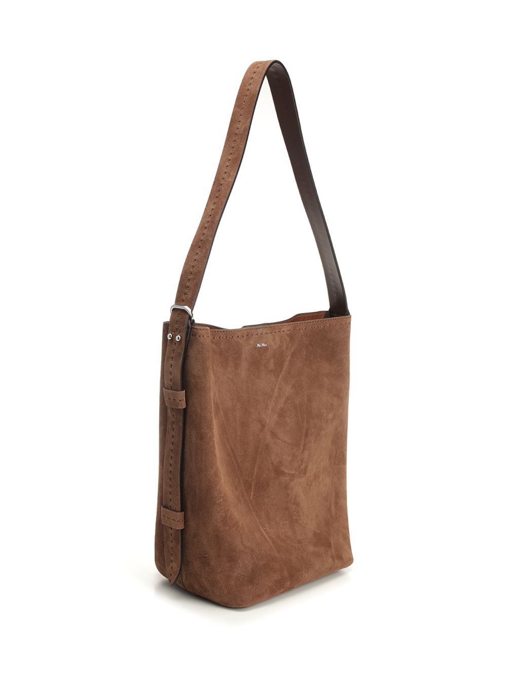 Archetipo 1 S V3 Archetipo Bucket Bag In Suede Shoulder Bags Brown - 2