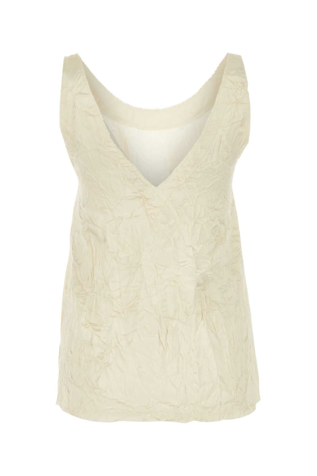 Lanvin Women Ivory Viscose Top - 2