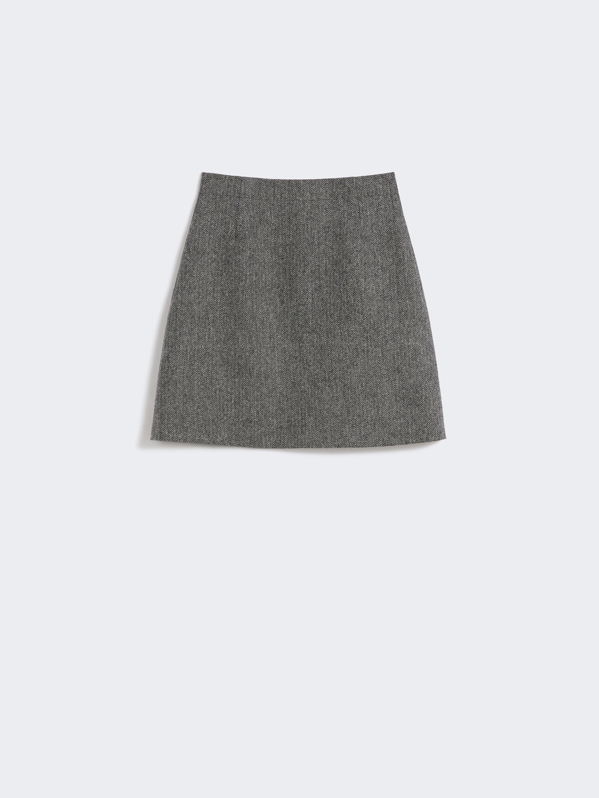 MARCHE Chevron wool skirt - 1