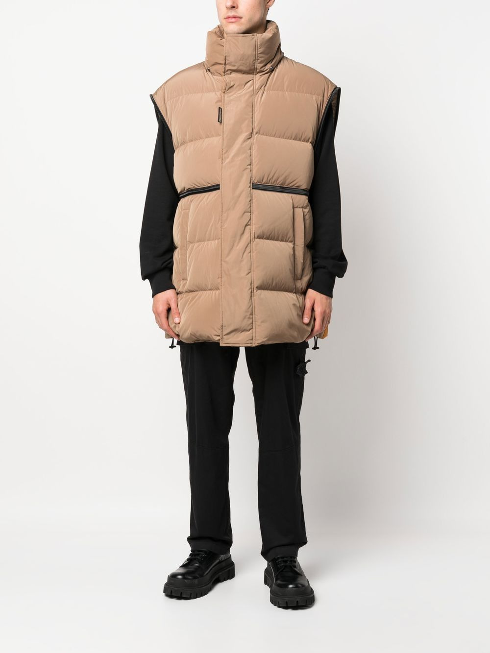 padded-panel coat - 6