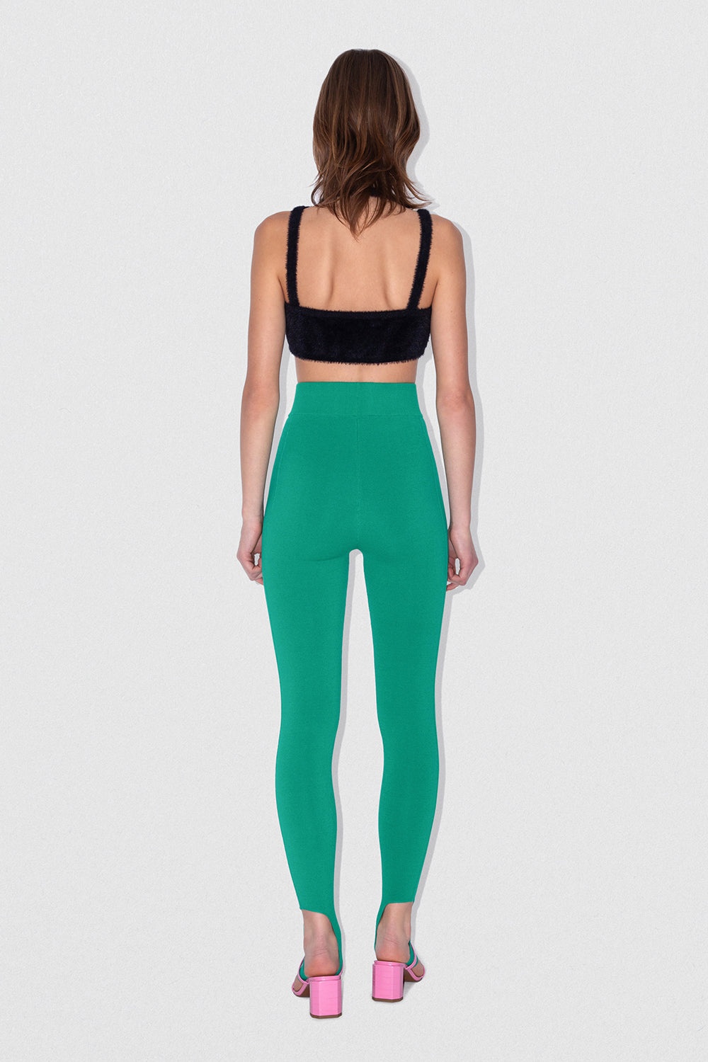 BRANKA LEGGINGS SHAMROCK GREEN MARTINICA VISCOSE - 3