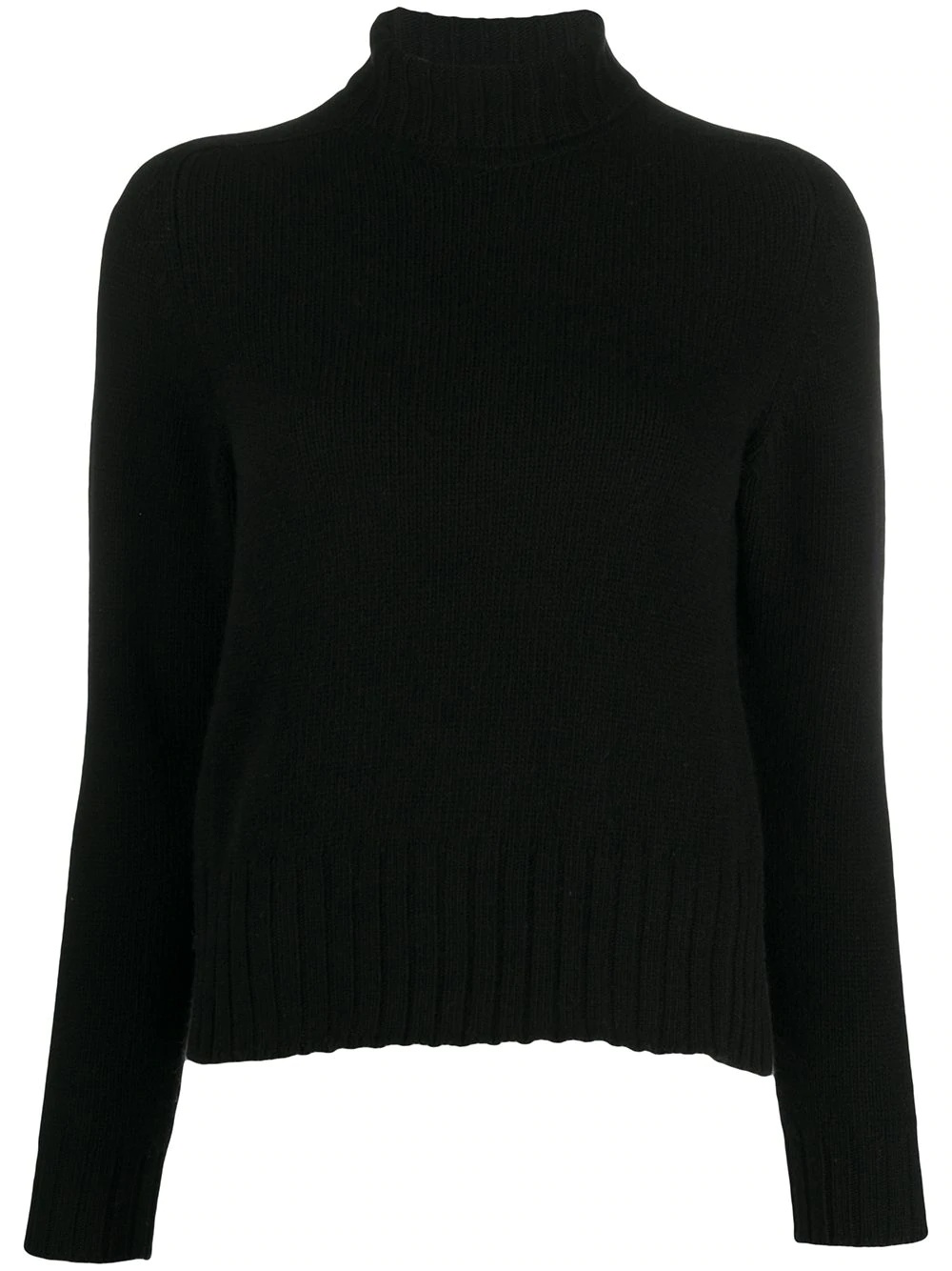 plain roll-neck jumper  - 1