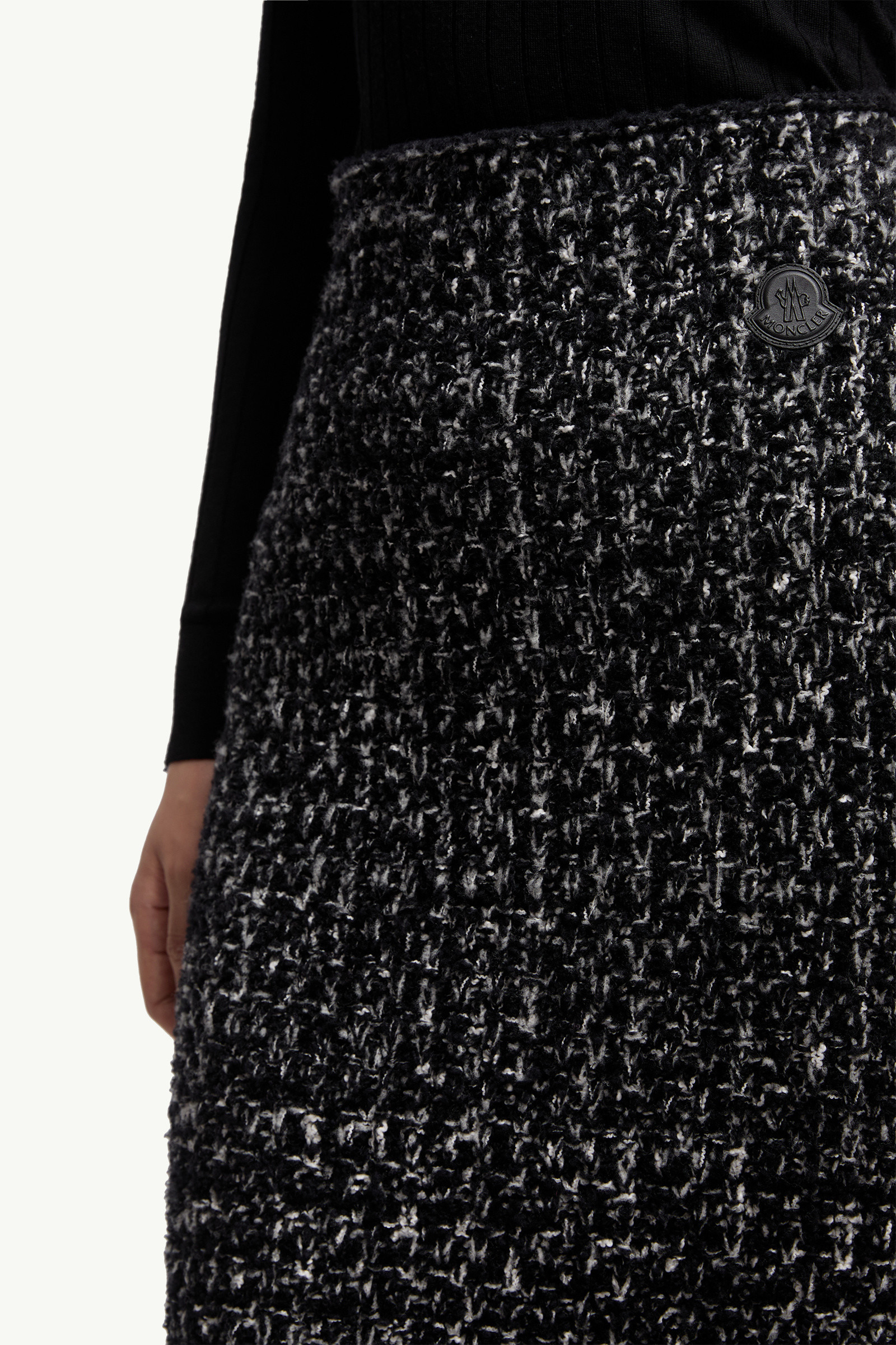 Fringe-Trim Wool Blend Skirt - 6